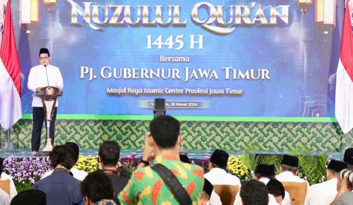 Nuzulul Quran, Pj Gubernur Jatim Ajak ASN-Masyarakat Giatkan Tadarus dan Cinta Quran