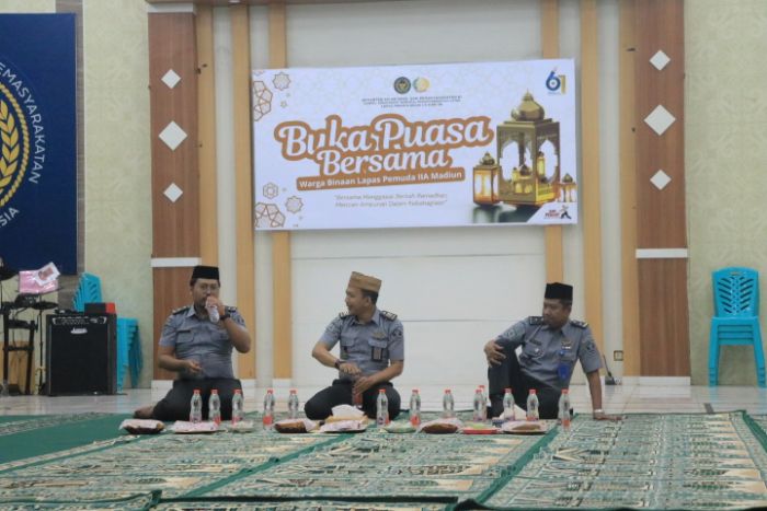 Lapas Pemuda Madiun Kembali Gelar Buka Puasa Bersama Pegawai, Warga Binaan dan Keluarganya