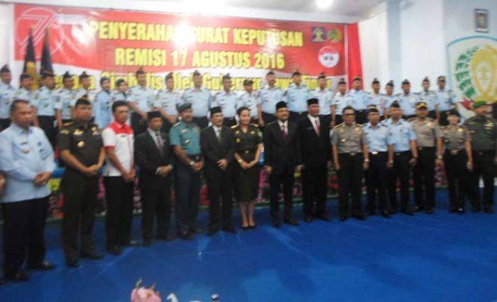 450 Warga Binaan Lapas dan Rutan se-Jawa Timur Dapat Remisi Bebas