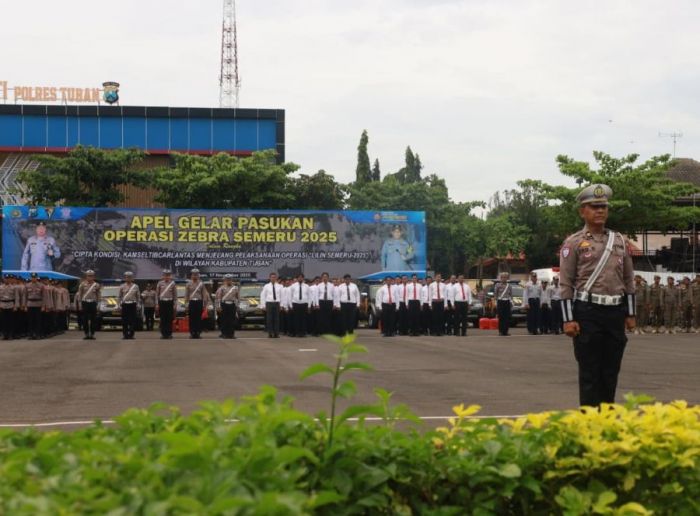 Polres Tuban Gelar Operasi Zebra Semeru 2025, Ada 7 Sasaran Pelanggaran yang Bakal Ditindak