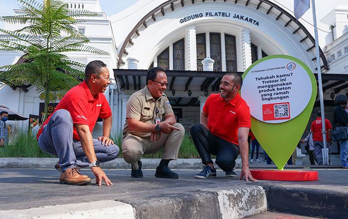 SIG Wujudkan Trotoar Ramah dan Aman untuk Pejalan Kaki di Jakarta SIG Wujudkan Trotoar Ramah dan Aman untuk Pejalan Kaki di Jakarta