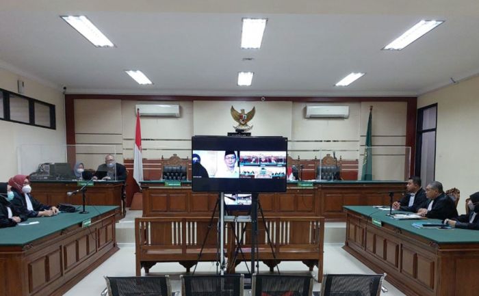 Sidang Kasus Korupsi Penyaluran BPNT Dinsos Kota Kediri, Terdakwa Bacakan Duplik Sidang Kasus Korupsi Penyaluran BPNT Dinsos Kota Kediri, Terdakwa Bacakan Duplik