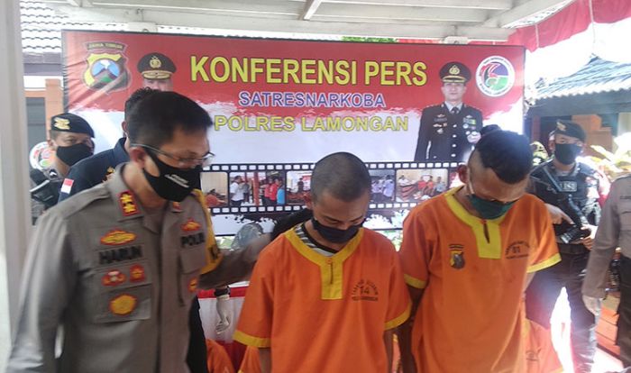 Polres Lamongan Ringkus Komplotan Pengedar Sabu dan Pil Koplo