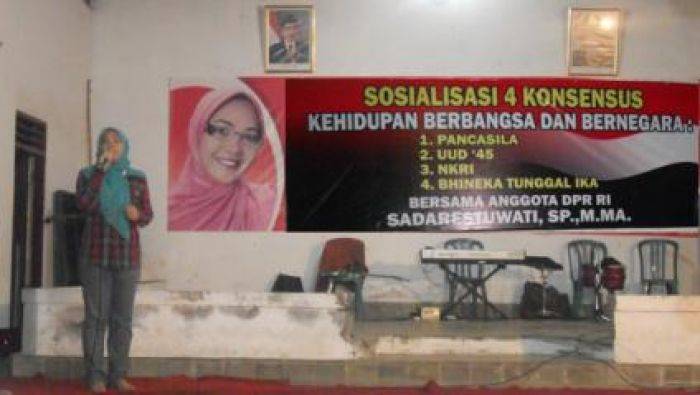 Warga Diwek Jombang Dapat Sosialisasi 4 Konsensus Kebangsaan