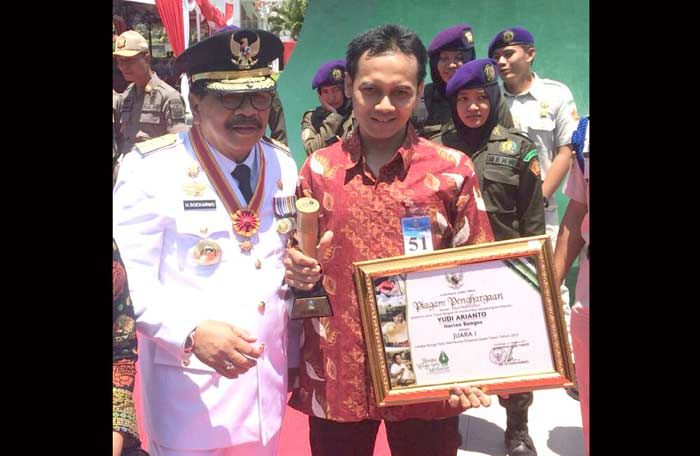 HARIAN BANGSA Juara 1 Lomba Karya Tulis HUT ke-72 Provinsi Jatim