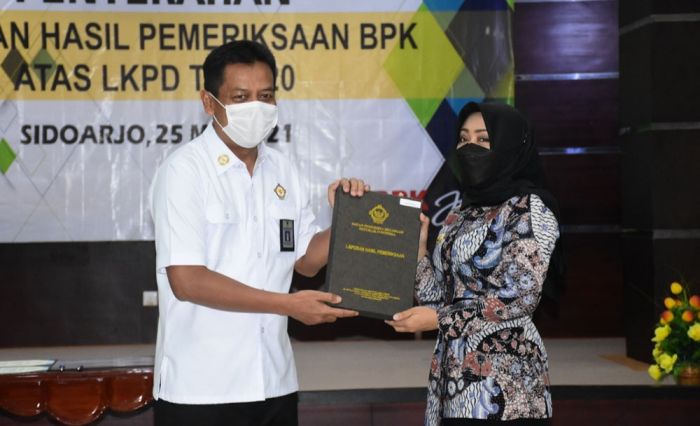 Pemkab Mojokerto Raih Penghargaan WTP 2020 dari Kemenkeu RI