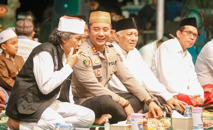 Sinau Bareng Cak Nun, Polres Jombang Ajak Warga Ciptakan Harkamtibmas