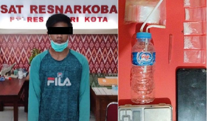 Edarkan Sabu, Satresnarkoba Polres Kediri Kota Amankan Pemuda Mojoroto Edarkan Sabu, Satresnarkoba Polres Kediri Kota Amankan Pemuda Mojoroto