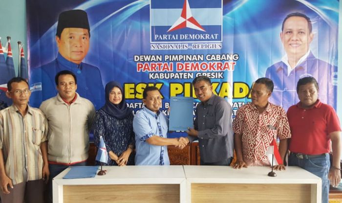 Mantan Wakil Ketua DPRD Gresik Daftar Bacawabup di Demokrat