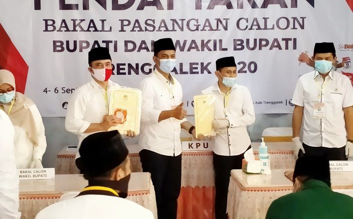 Diusung PKB dan PKS, Alfan-Zaenal Daftar ke KPU Trenggalek Diusung PKB dan PKS, Alfan-Zaenal Daftar ke KPU Trenggalek