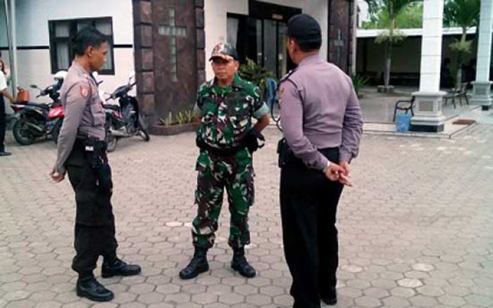 TNI – Polri di Mojokerto Bersinergi Amankan Perayaan Paskah 