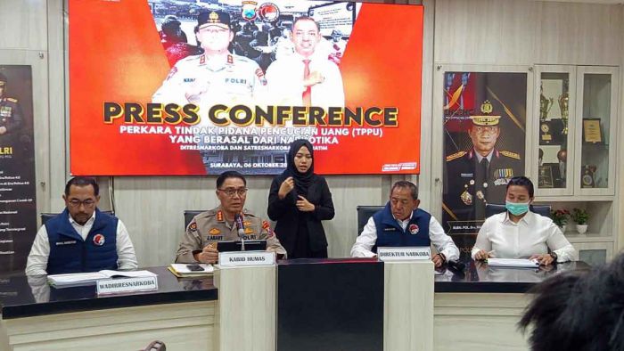 Ditresnarkoba Polda Jatim Ungkap 1.757 Kasus Narkoba dan TPPU Senilai Rp30 Miliar