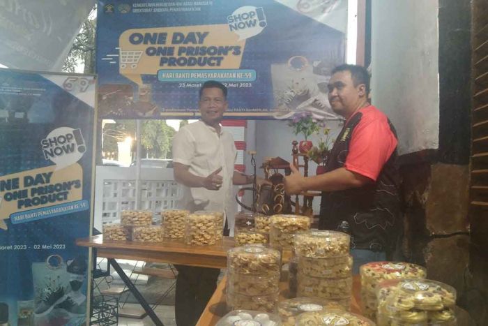 Peringati Hari Bhakti ke-59, Lapas Ngawi Pamerkan Hasil Olahan dari Warga Binaan Peringati Hari Bhakti ke-59, Lapas Ngawi Pamerkan Hasil Olahan dari Warga Binaan