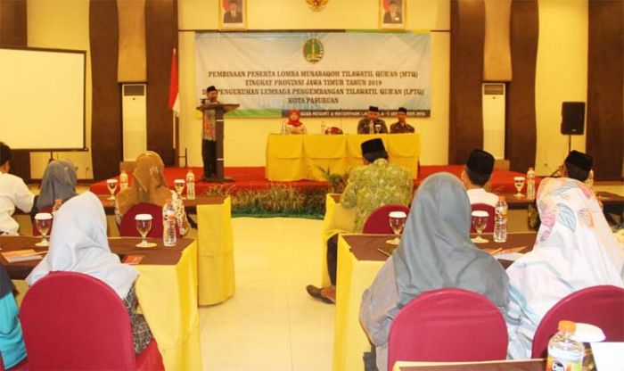 Kafilah MTQ Kota Pasuruan Ikuti Pembinaan Selama Tiga Hari Kafilah MTQ Kota Pasuruan Ikuti Pembinaan Selama Tiga Hari
