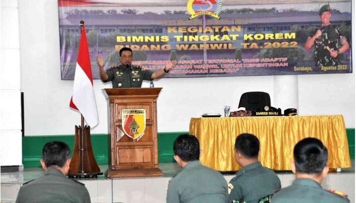 Korem 084/Bhaskara Jaya Gelar Bimnis Tingkat Korem Bidang Wanwil