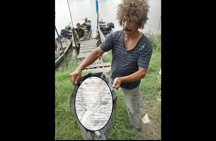 ​Mayat Bayi Tengkurap di Bibir Sungai Brantas Bikin Geger Warga Jabon Sidoarjo 