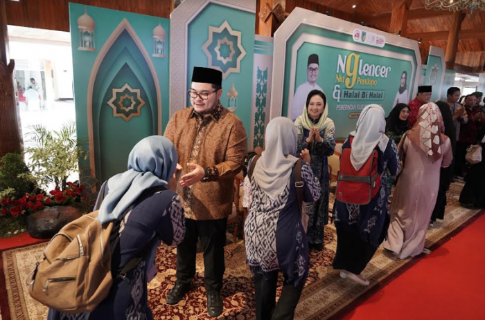 Bupati Kediri Gelar Halal Bihalal Bareng Masyarakat di Pendopo Panjalu