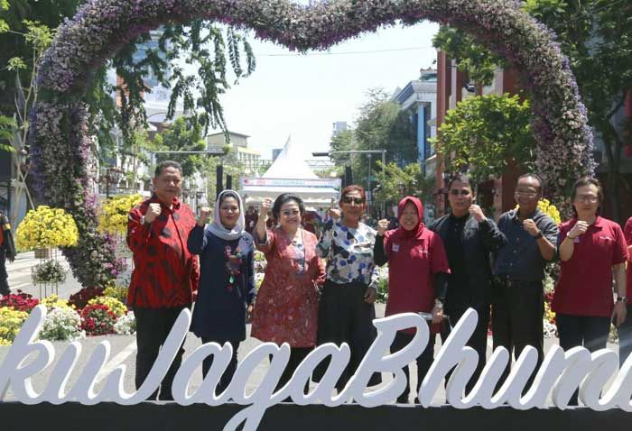 Megawati, Risma, dan Puti Guntur Kampanyekan Konservasi Lingkungan