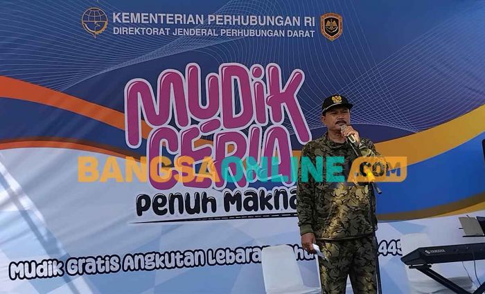 Bersama Forkopimda, Wali Kota Madiun Berangkatkan Angkutan Arus Balik Lebaran 2024