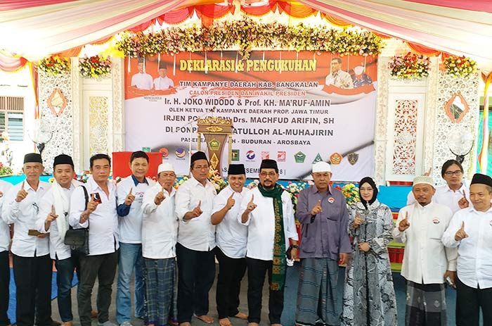 Deklarasikan TKD Bangkalan, Ketua TKD Jatim: Kasih Lawan Nol Suara