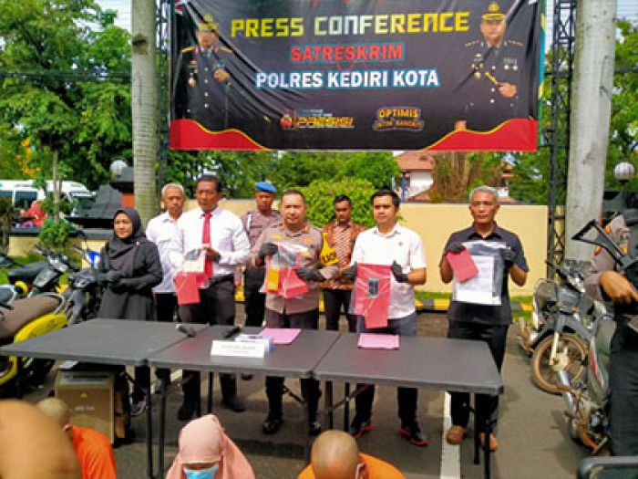 Pasutri di Kediri Kompak Curi Sepeda Motor untuk Bayar Utang