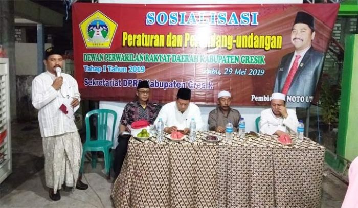 Jelang Pilkades Serentak, DPRD Gresik Gencar Sosialisasikan Perda