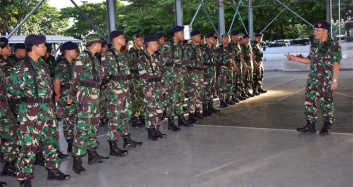 2 SSY Satgaspam Pemilu 2019 BKO Korem 082 dan BKO Korem 083 Tiba di Kota Pahlawan