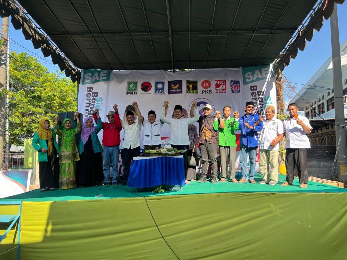 Mudahkan Konsolidasi, Paslon SAE Dirikan Posko Pemenangan di Sedati Mudahkan Konsolidasi, Paslon SAE Dirikan Posko Pemenangan di Sedati