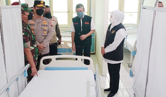 Reaktivasi RS Lapangan Ijen Boulevard, Gubernur Khofifah Minta PeduliLindungi Digalakkan Lagi Reaktivasi RS Lapangan Ijen Boulevard, Gubernur Khofifah Minta PeduliLindungi Digalakkan Lagi