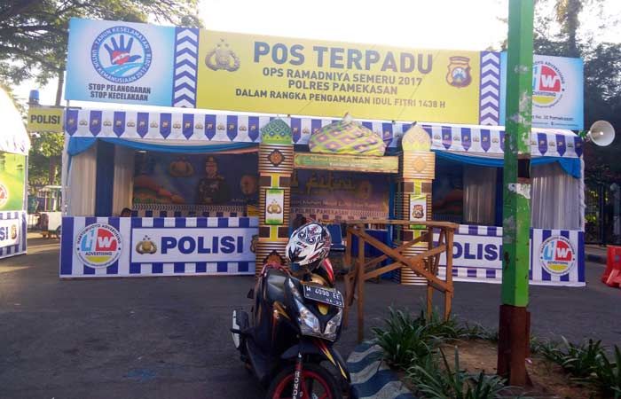 Polres Pamekasan Dirikan Lima Pos untuk Pantau Mudik Lebaran