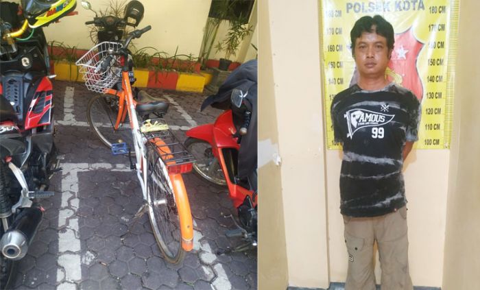 Curi Sepeda Angin di Sidoarjo, Warga Probolinggo Diantar ke Kantor Polisi Curi Sepeda Angin di Sidoarjo, Warga Probolinggo Diantar ke Kantor Polisi
