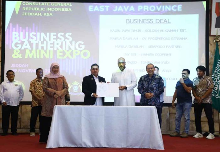 Pertemuan Gubernur Khofifah dengan Pengusaha di Jeddah Hasilkan Sejumlah Kontrak Bisnis Pertemuan Gubernur Khofifah dengan Pengusaha di Jeddah Hasilkan Sejumlah Kontrak Bisnis