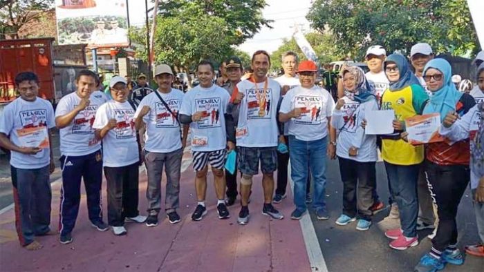 Pemilu Run 2019, Bupati Blitar Ajak Masyarakat Tidak Golput