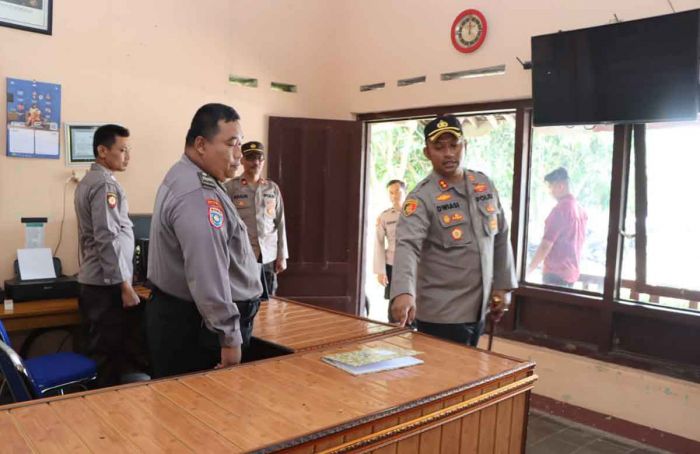 Jelang Lebaran, Kapolres Ngawi Sidak Polsek Jajaran