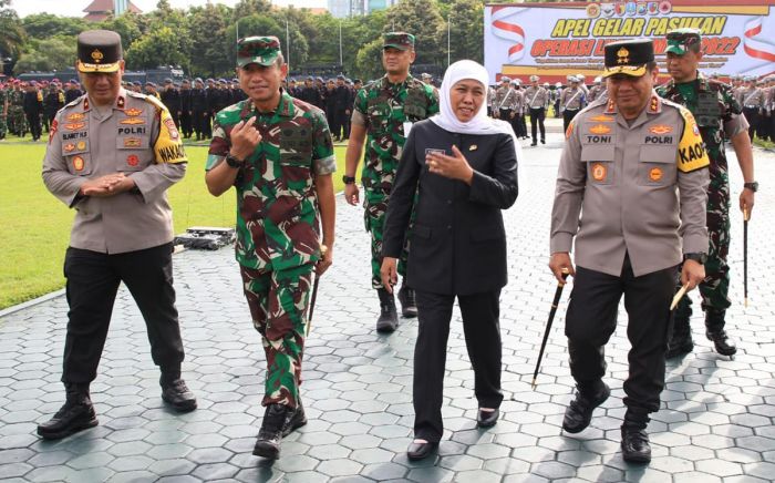 Jatim Kerahkan 18.855 Personel di Ops Lilin Semeru, Gubernur Khofifah Pastikan Nataru Aman-Kondusif Jatim Kerahkan 18.855 Personel di Ops Lilin Semeru, Gubernur Khofifah Pastikan Nataru Aman-Kondusif