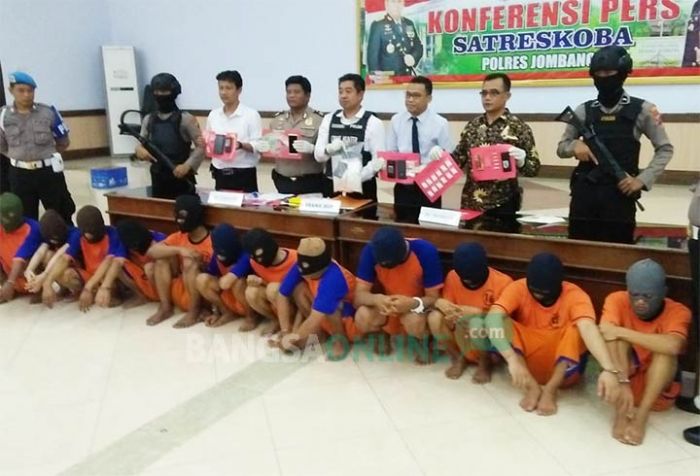 2 Minggu, Polres Jombang Amankan 23 Tersangka Narkoba