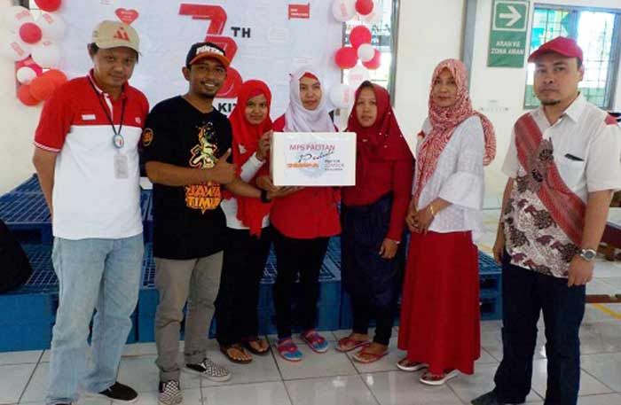 Peringati HUT Republik Indonesia, SP RTMM SPSI Pacitan Kirim Bantuan ke Lombok 