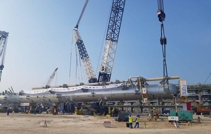Pertamina EP Pasang Absorber Erection di Proyek J-TB Bojonegoro Pertamina EP Pasang Absorber Erection di Proyek J-TB Bojonegoro