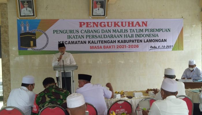 Kukuhkan IPHI Kecamatan Kalitengah, Wakil Bupati Lamongan Minta Ini