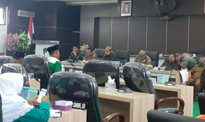 ​PAC GP Ansor Tlanakan Audiensi ke DPRD Pamekasan Minta Pemkab Tegas Tutup Cafe and Resto Wiraraja