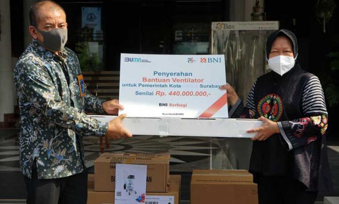 Pemkot Surabaya Terima Bantuan Satu Unit Ventilator dari BNI Senilai Rp 440 juta Pemkot Surabaya Terima Bantuan Satu Unit Ventilator dari BNI Senilai Rp 440 juta