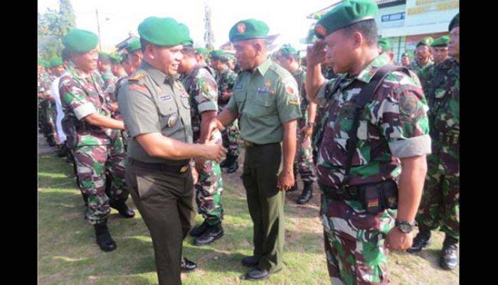 Kodim Lamongan Gelar Halal Bihalal Sekaligus Pengecekan Anggota