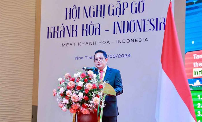 Pj Gubernur Jatim Paparkan Presentasi Khusus di Konferensi Meet Khanh Hoa-Indonesia