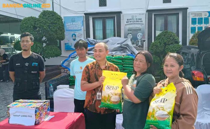 Antisipasi Lonjakan Harga Pangan, Kejari Kabupaten Kediri Gelar GPM di Halaman Kantor