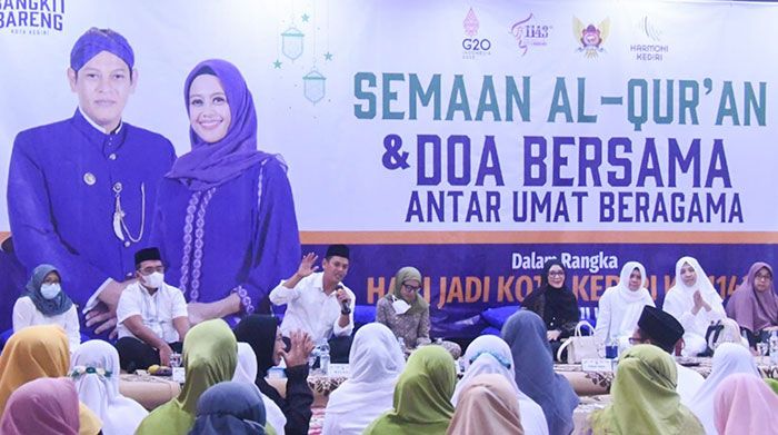 Semaan Al-Qur’an Hari Jadi ke-1143, Mas Abu Sampaikan Harapan Terbaik untuk Kota Kediri