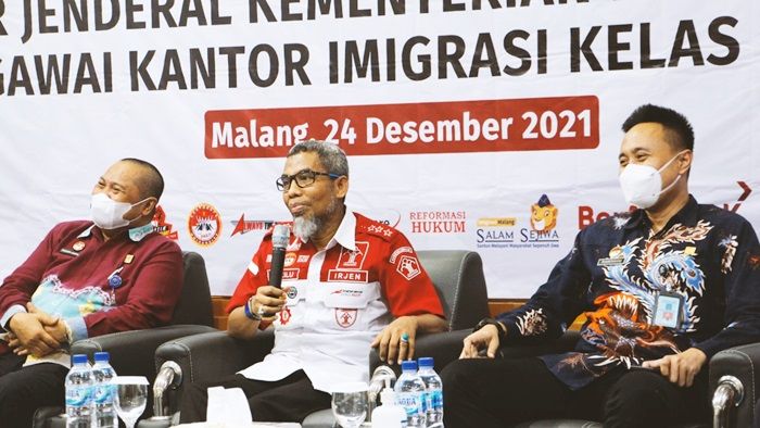 Kunjungi Kantor Imigrasi Malang, Irjen Kemenkumham RI Apresiasi Fasilitas dan Inovasi Layanan