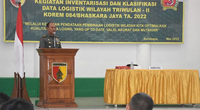 Wujudkan Sistem Pertahanan Semesta, Korem 084/BJ Gelar Pendataan Pembinaaan Logistik Wilayah Wujudkan Sistem Pertahanan Semesta, Korem 084/BJ Gelar Pendataan Pembinaaan Logistik Wilayah