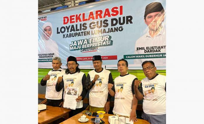 Barisan Loyalis Gus Dur Lumajang Deklarasi Dukung Khofifah-Emil di Pilgub Jatim 2024 Barisan Loyalis Gus Dur Lumajang Deklarasi Dukung Khofifah-Emil di Pilgub Jatim 2024