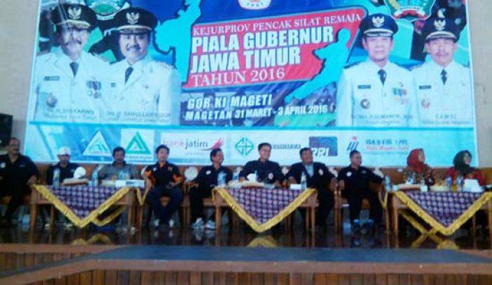 Kejurprov Pencak Silat Piala Gubernur Jatim di Magetan Resmi Dibuka