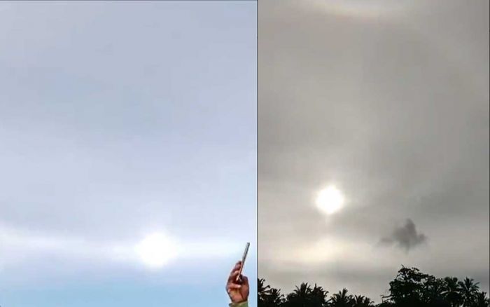 Dua Matahari Muncul di Langit Sumatera Barat, Ini Kata BMKG Dua Matahari Muncul di Langit Sumatera Barat, Ini Kata BMKG